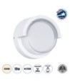 GLOBOSTAR® APEX 60766 Μοντέρνο Φωτιστικό Τοίχου - Απλίκα LED 10W 1050lm 120° AC 220-240V Αδιάβροχο IP65 Φυσικό Λευκό 4500K - Bridgelux SMD Chip - Λευκό Ματ - Μ17 x Π17 x Υ9cm - 3 Χρόνια Εγγύηση